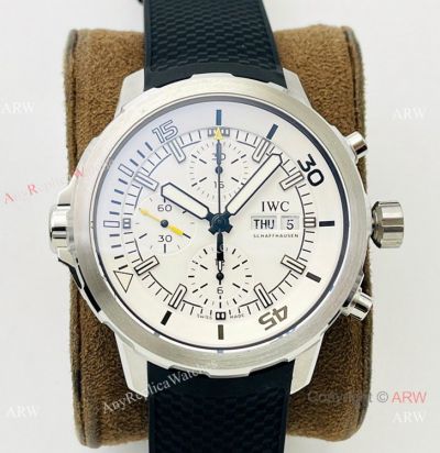 (IWS) IWC Aquatimer Chronograph Expedition Replica Watch White Dial 7750